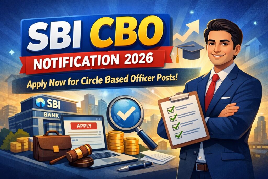 SBI CBO Notification 2026